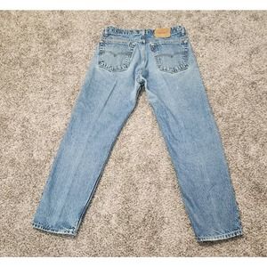 Vintage 90s Levis 505 Blue Denim Jeans Fits Mens 32 Made in USA